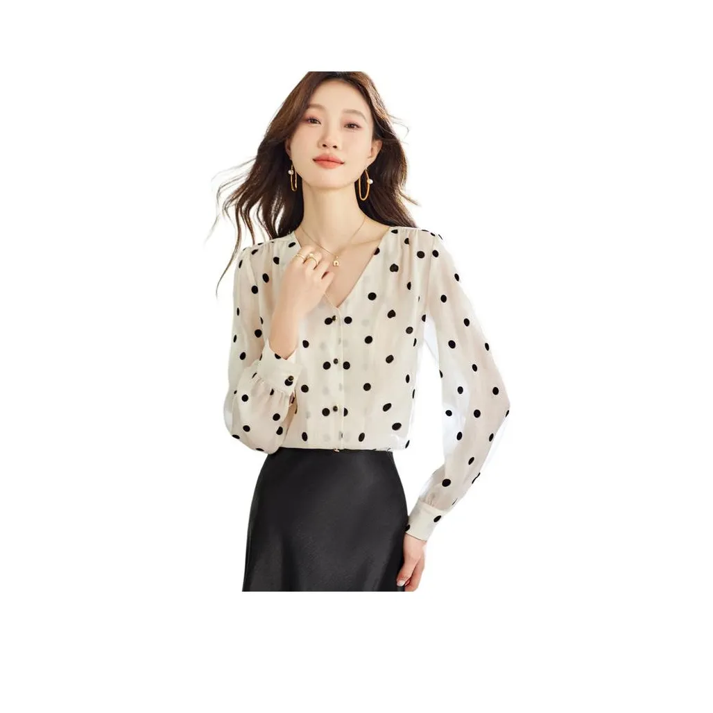 PIERRE CARDIN Lace Blouse Women's Image Color