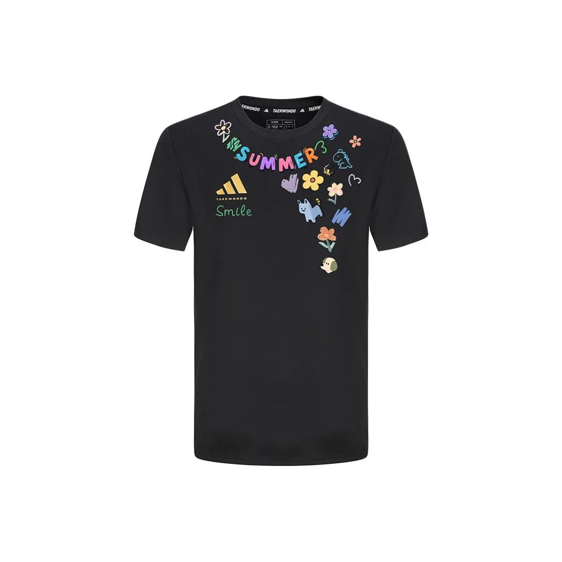 Adidas Черная Унисекс Футболка