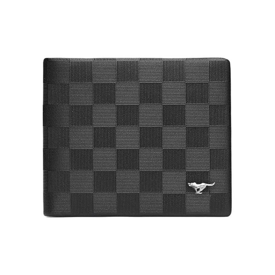 SEPTWOLVES Кошелек из коровьей кожи Мужской Черный