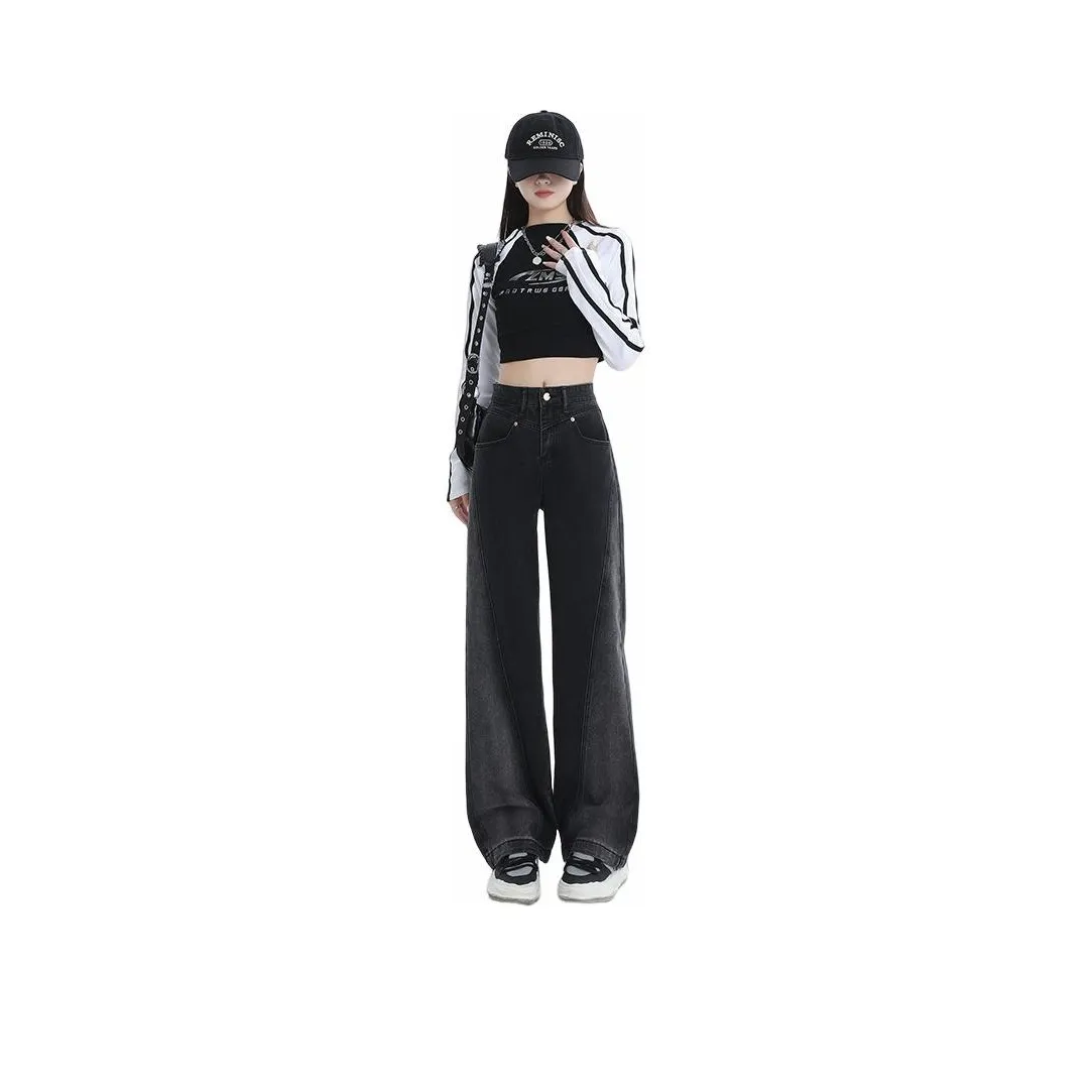 HELEH Jeans Women's Black Gray