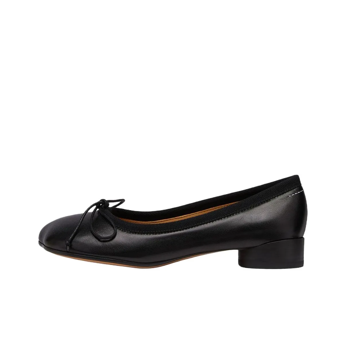 MM6 Maison Margiela Bow Detailed Ballerina Shoes Women's