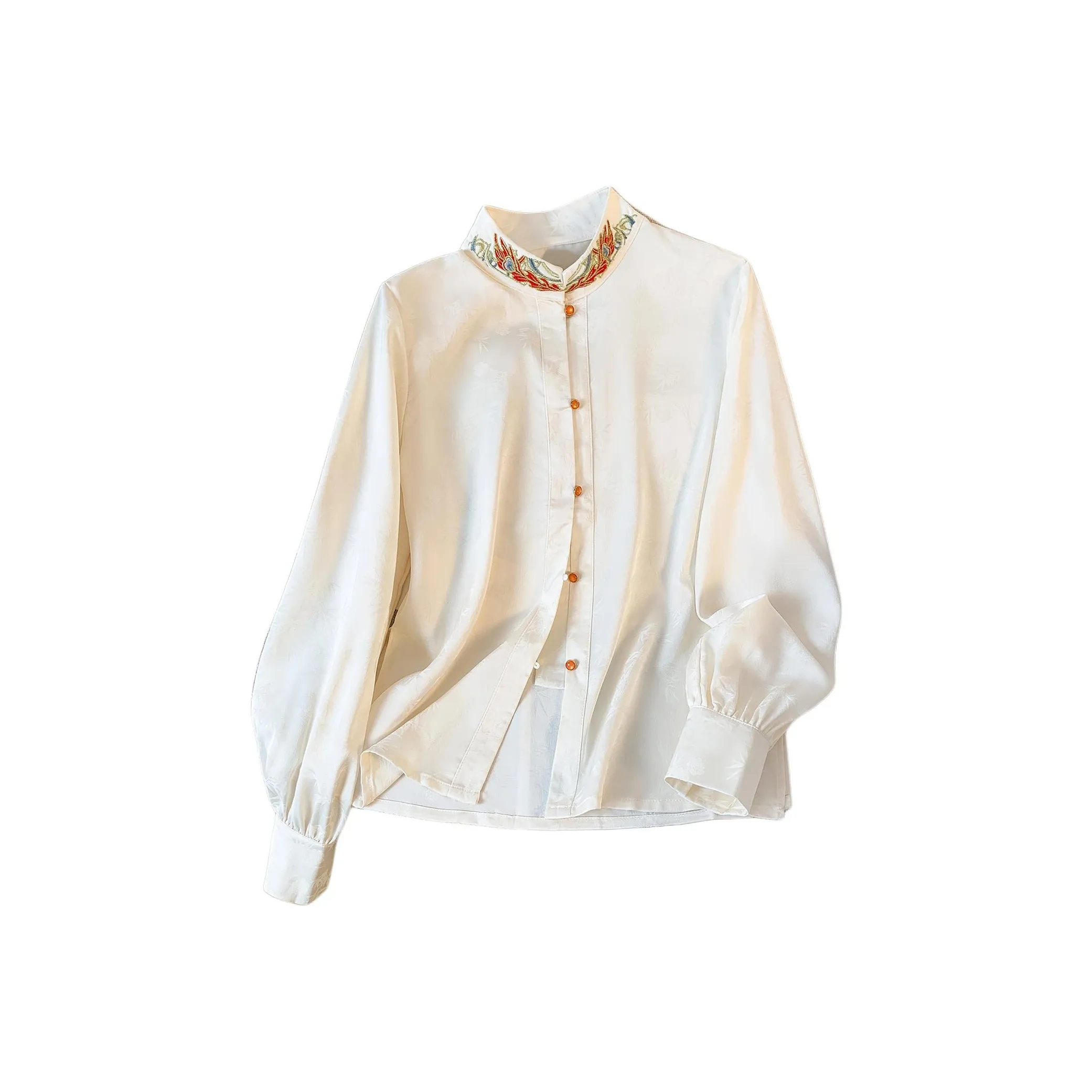 SIXUSICHOU Абрикос Женские Рубашки