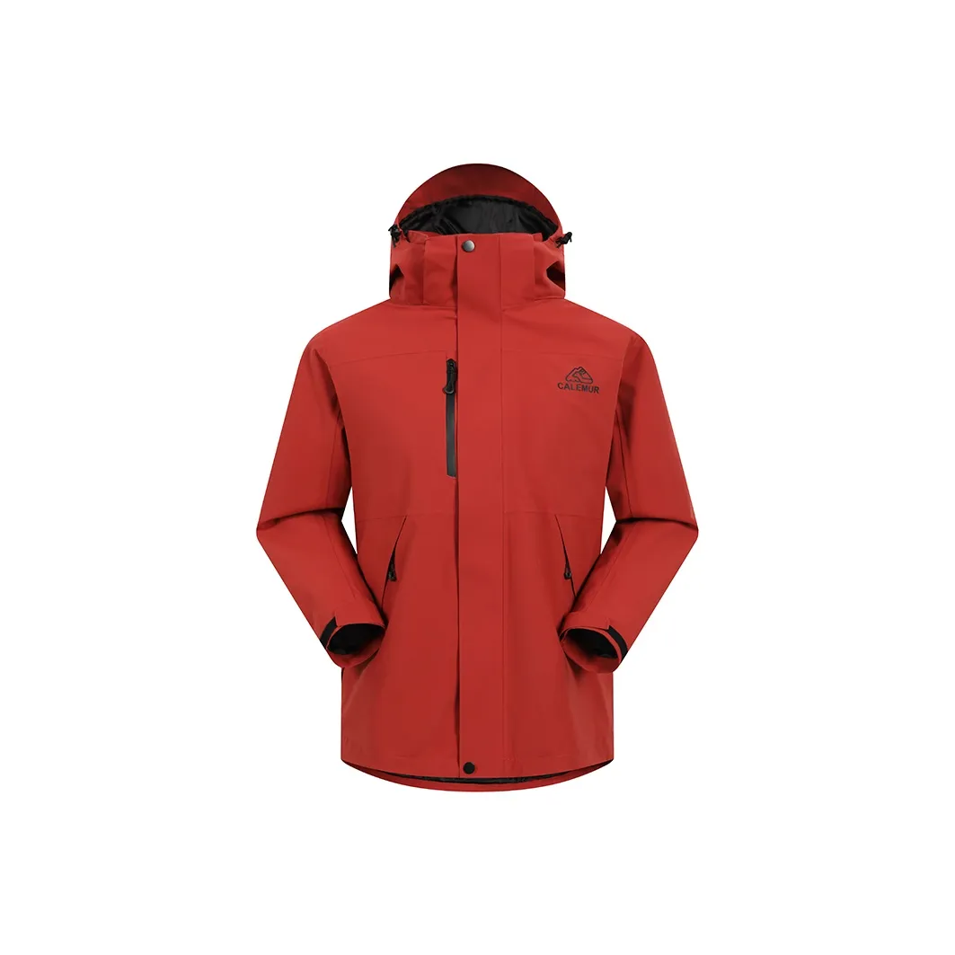 CALEMUR Водонепроницаемый Ветрозащитный Дышащий Устойчивый к истиранию Термический ветровка Унисекс