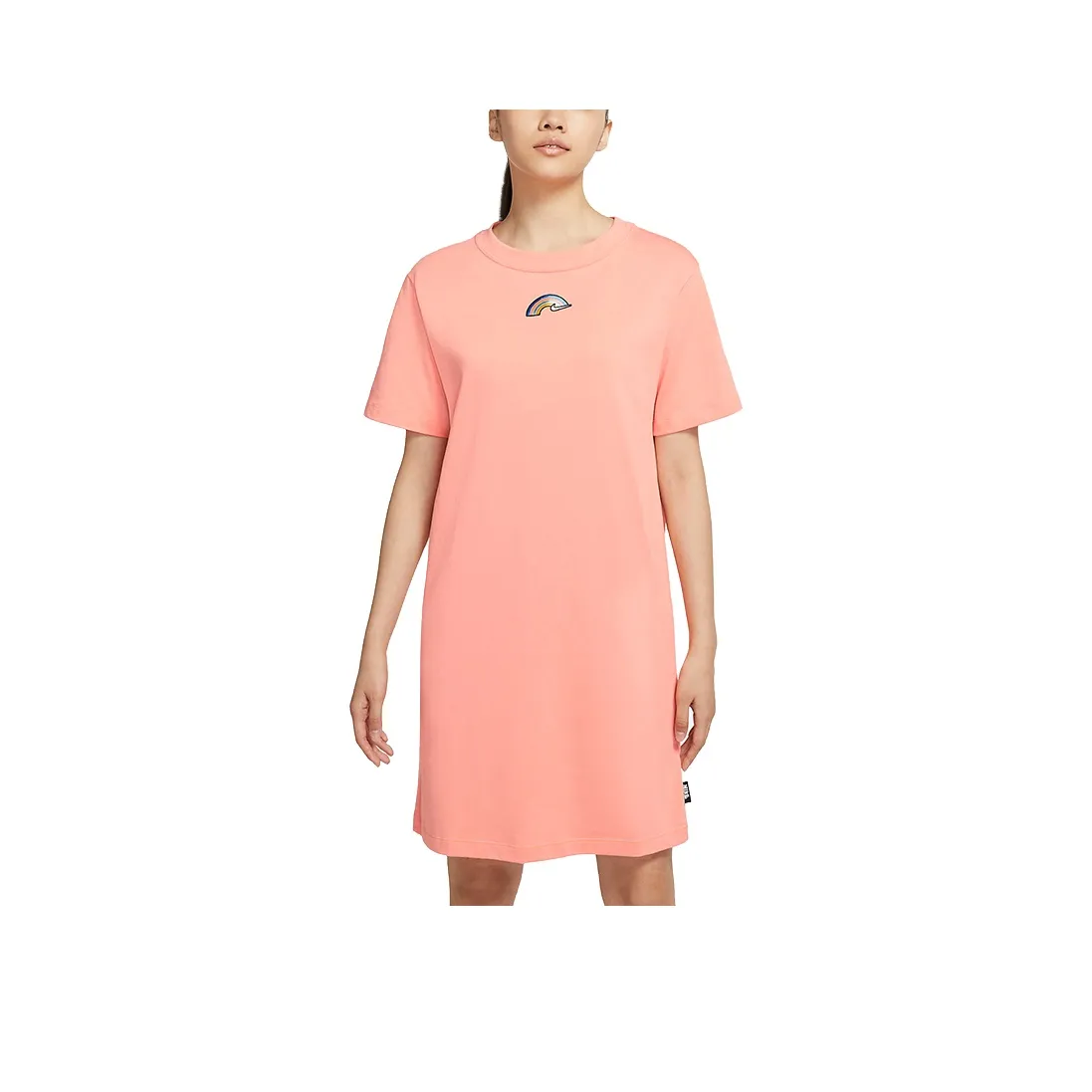 Nike Sportswear Short-Sleeved Dresses Women's Frenzied Dark Red