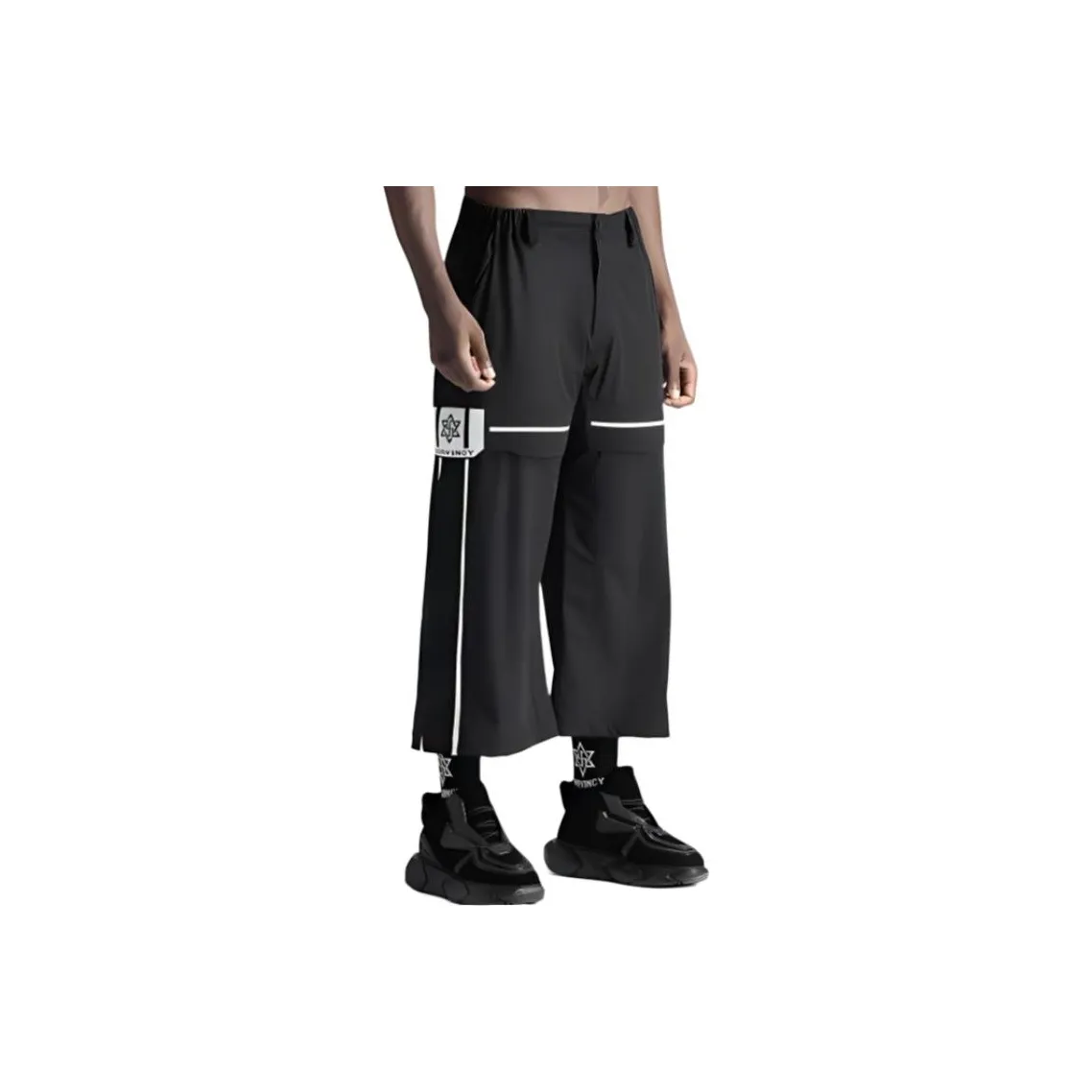 NORVINCY Casual Pants Unisex Black