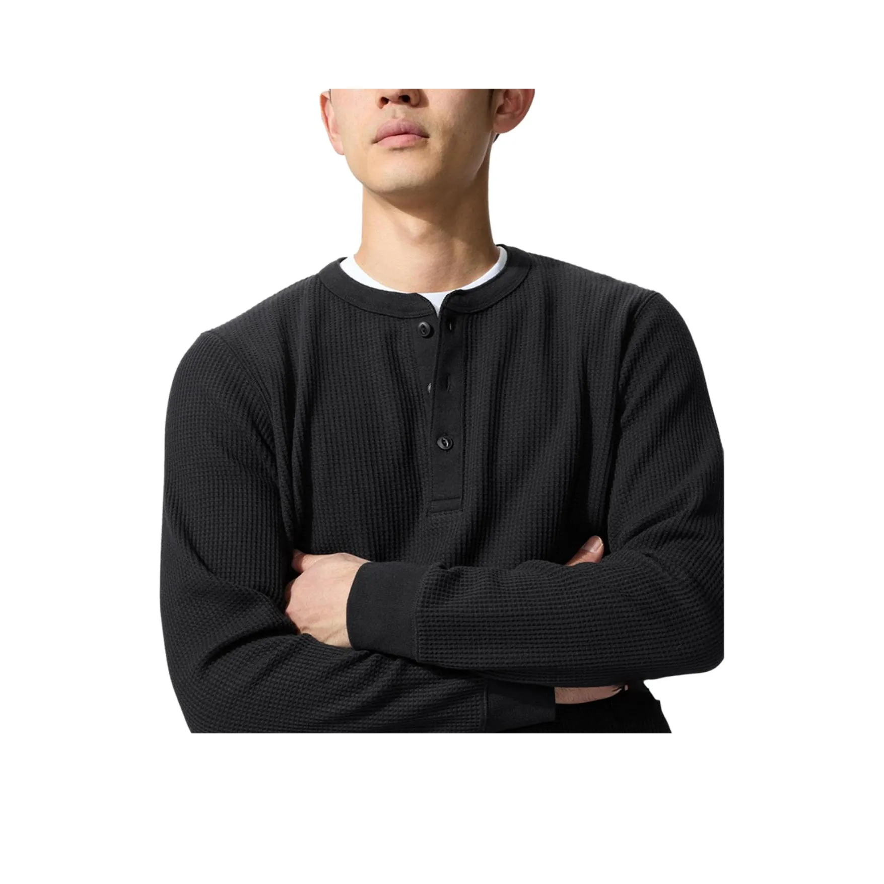 UNIQLO Черная унисекс футболка