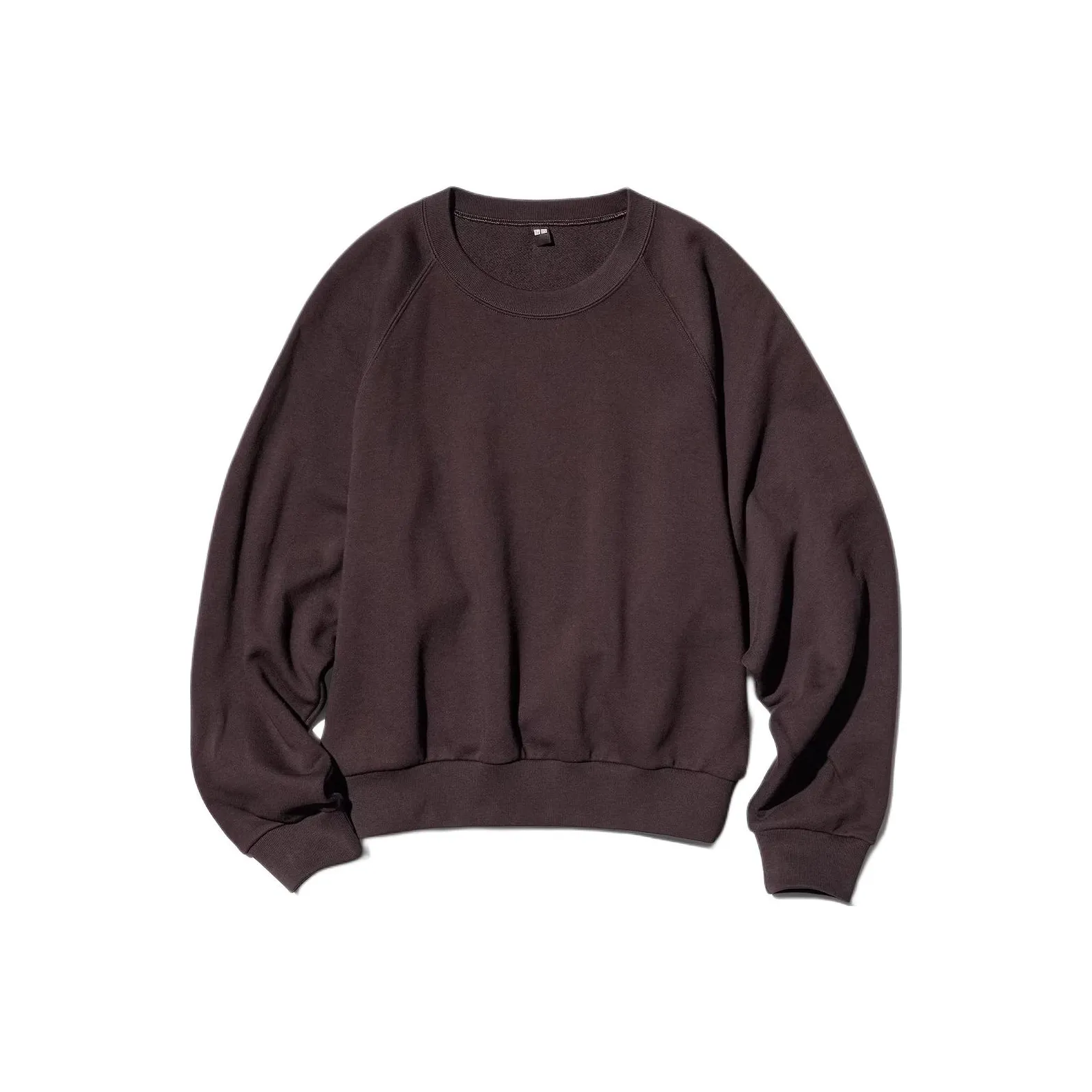 UNIQLO Свитшот Женский Темно-Коричневый