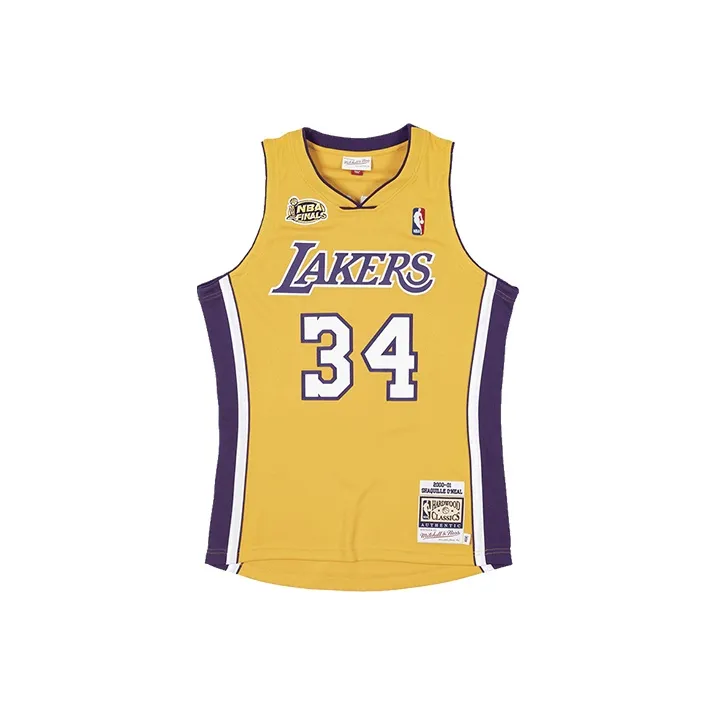 Mitchell & Ness 'LA Lakers 00 Shaquille O'Neal' Authentic Jersey Vest Top