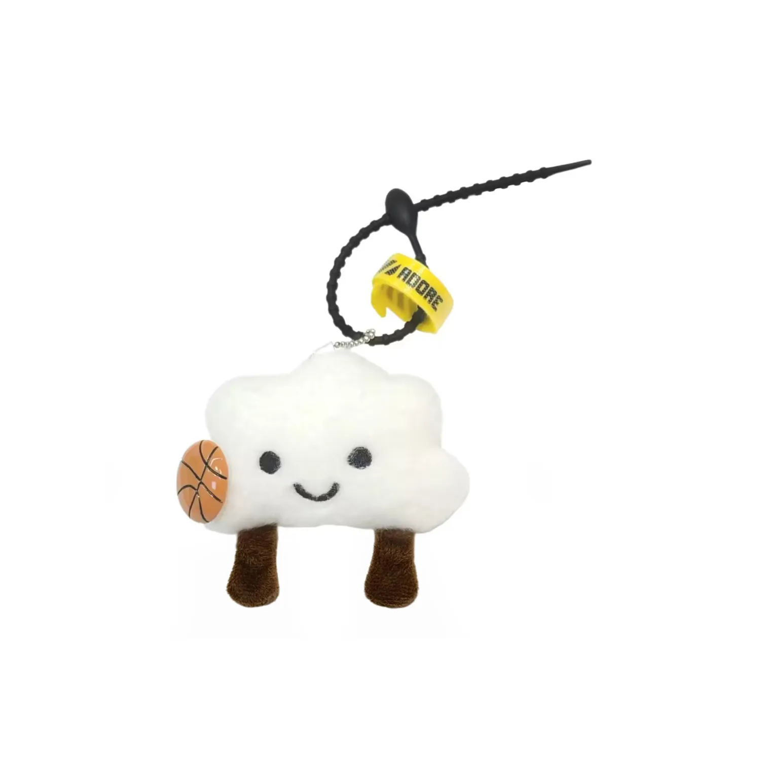 AIZIYUO Little Cloud Играющий Баскетбол Куклы Плюшевый Брелок 9 см Рекомендуемая Высота