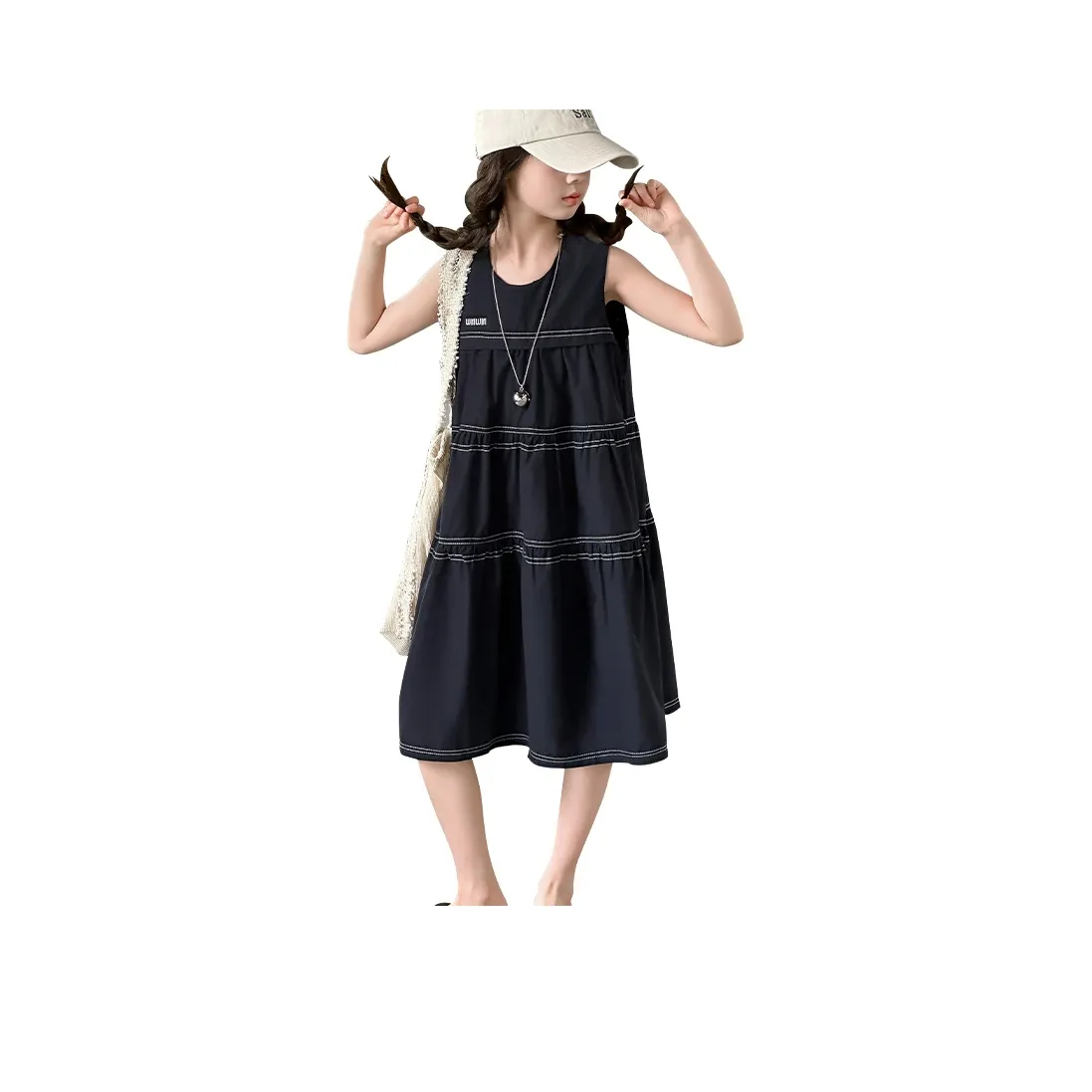 ЮЙЧЖАОЛИНЬ Платье Темно-синий Детский