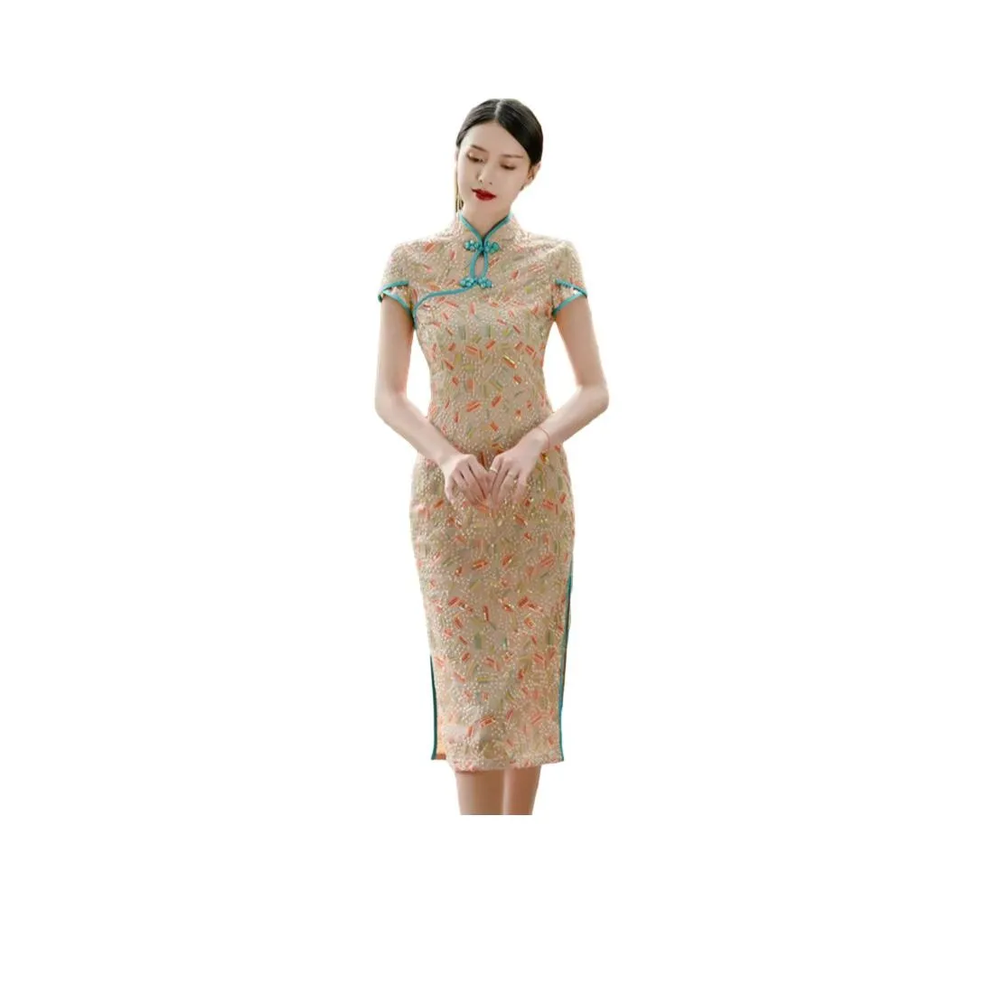 Shimiko Cheongsams Women's Colored Glaze Dream