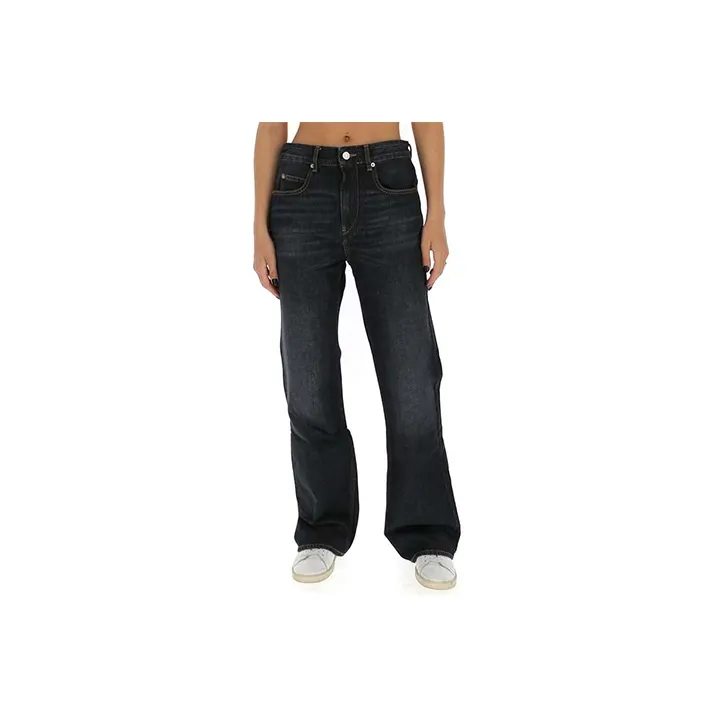 ISABEL MARANT Черные Женские Джинсы