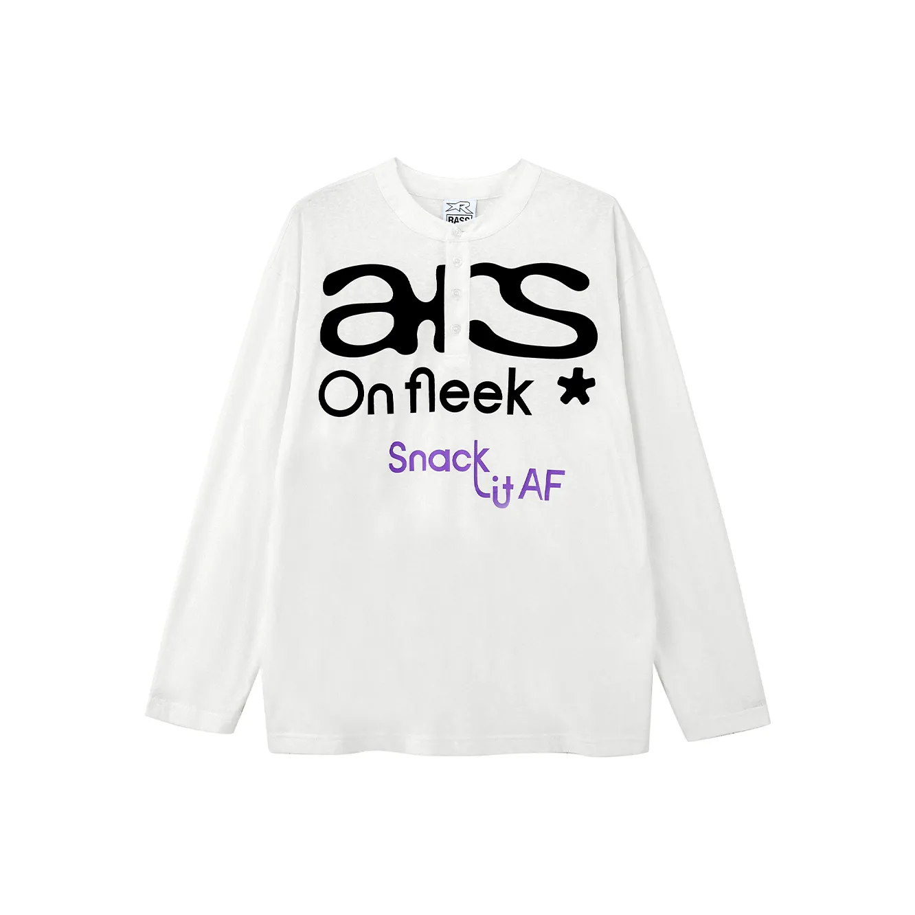 RASS Длинный рукав Т-рубашка Унисекс