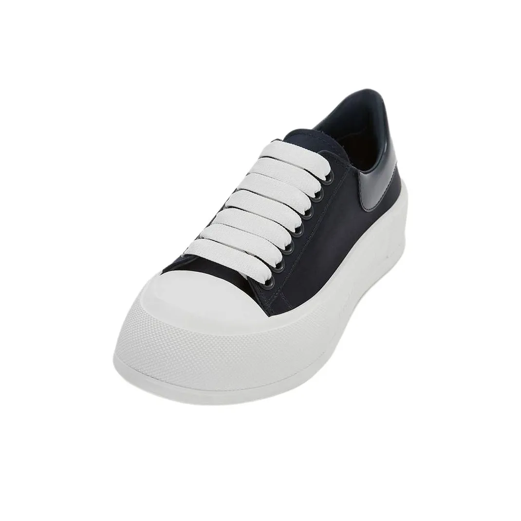 Alexander McQueen Deck Lace Up Plimsoll 'Anthracite' Women's