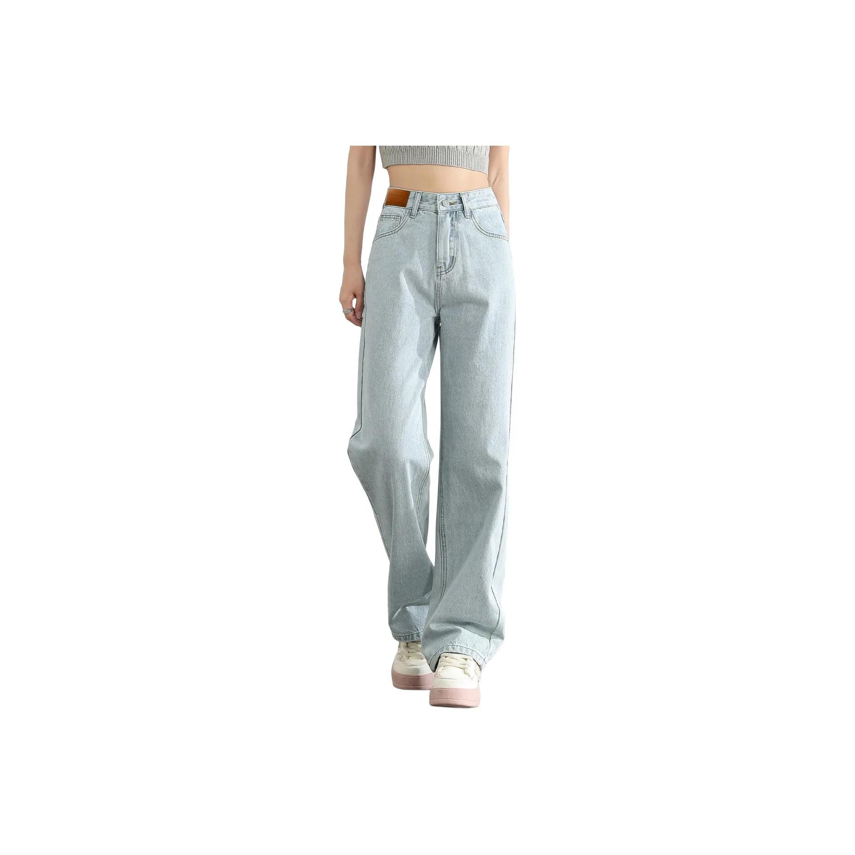 BALENO Светло-синие Женские Джинсы
