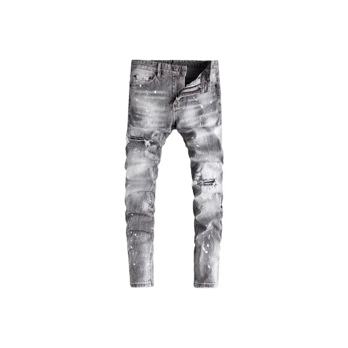 MAREA VESUVIO Потертый серый Мужские Джинсы