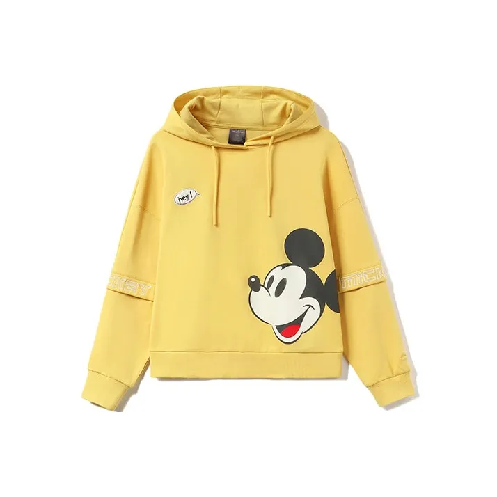 Подкладка x Disney Совместная коллекция Disney Collaboration Collection Mickey Collection Толстовка Женская Молоко Candies Желтый