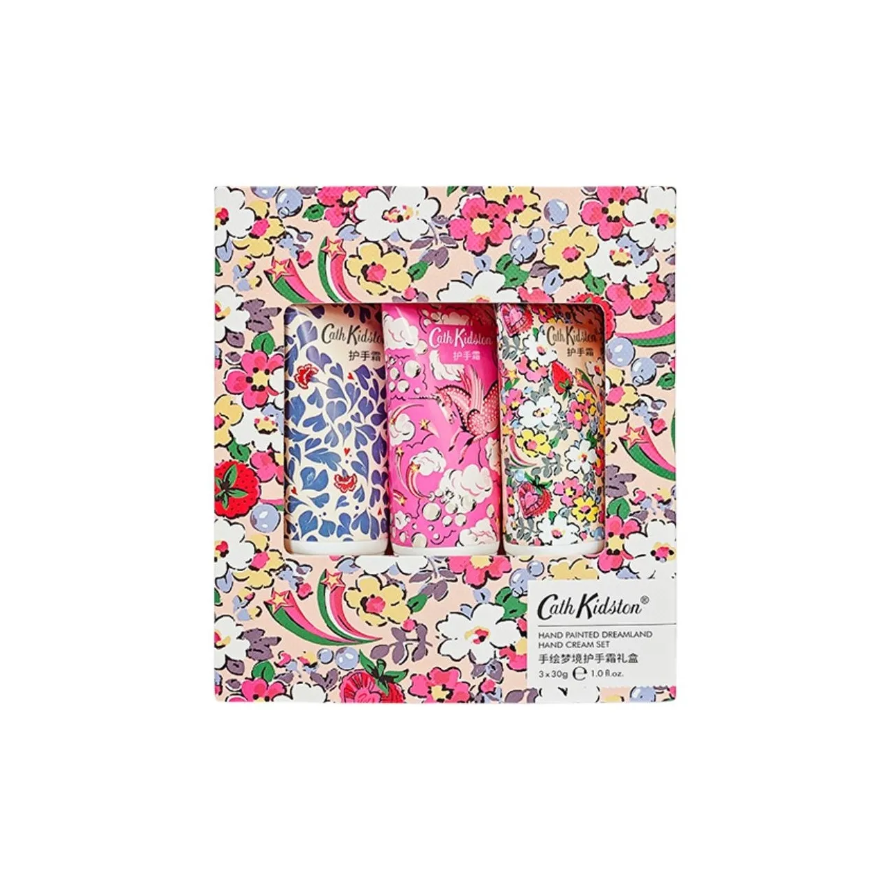 Cath Kidston Ручная Разрисованная Мечта Кремовая Подарочная Коробка с Жасминным Ароматом Увлажняющий и Смягчающий