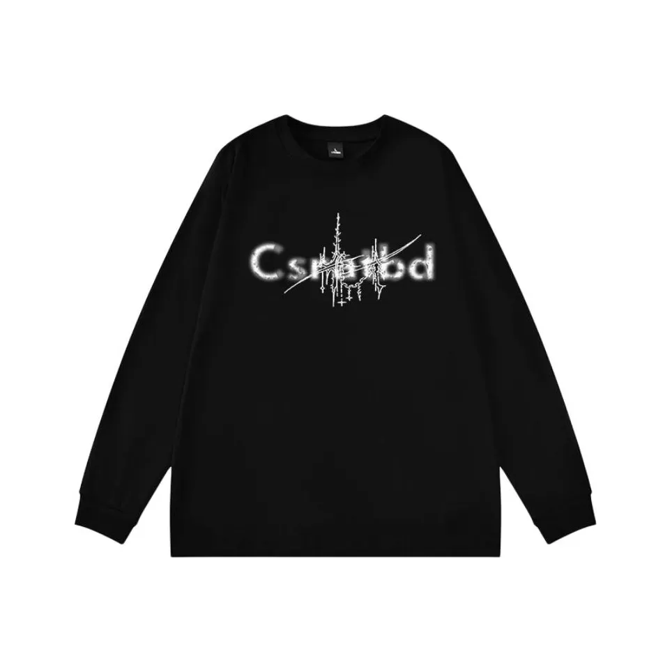 HIPHOPPUNKS Черный [Высокое качество] Мужская футболка с коротким рукавом