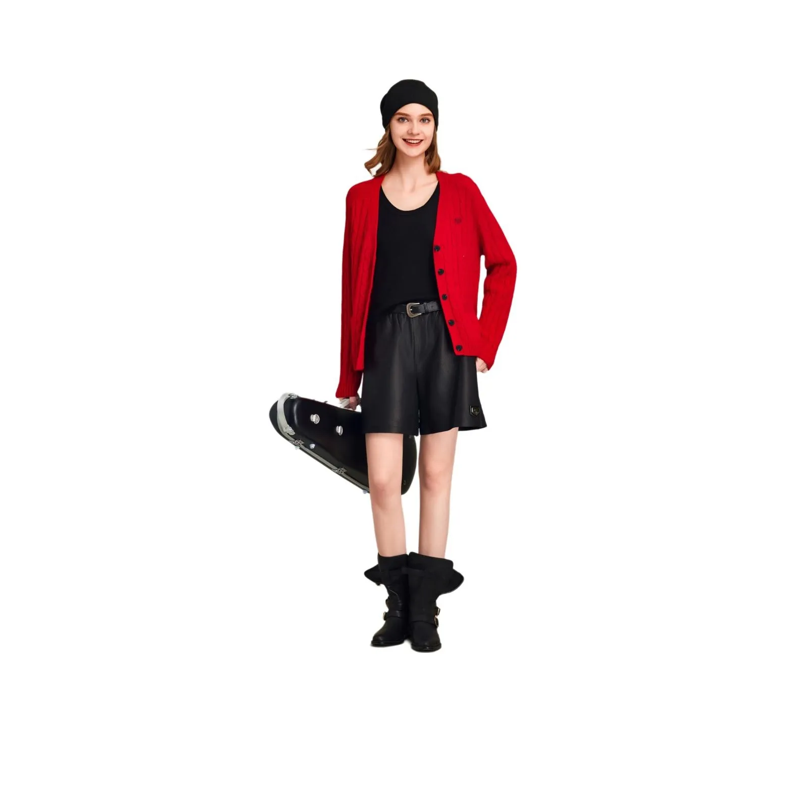 HAVVA Knitwear Women's Red