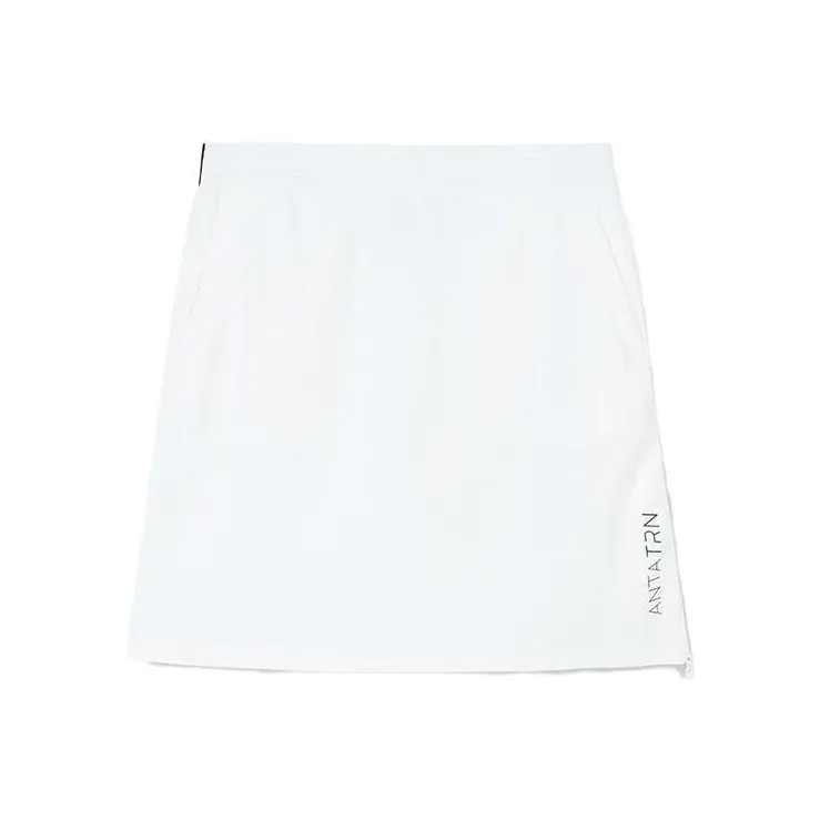 ANTA Variety Training Collection Casual Short Skirts Women's Elegant White