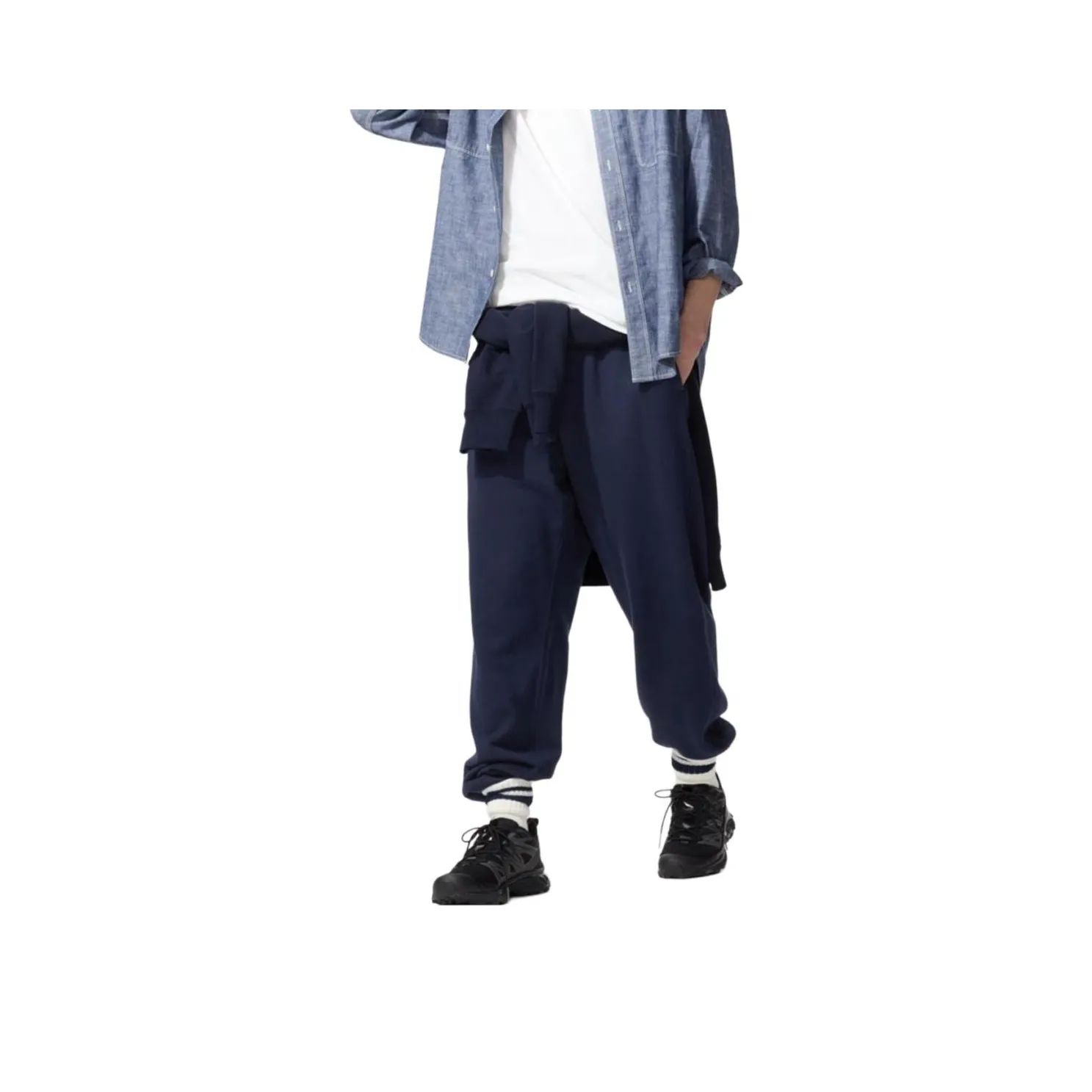 UNIQLO Casual Pants Unisex Navy Blue
