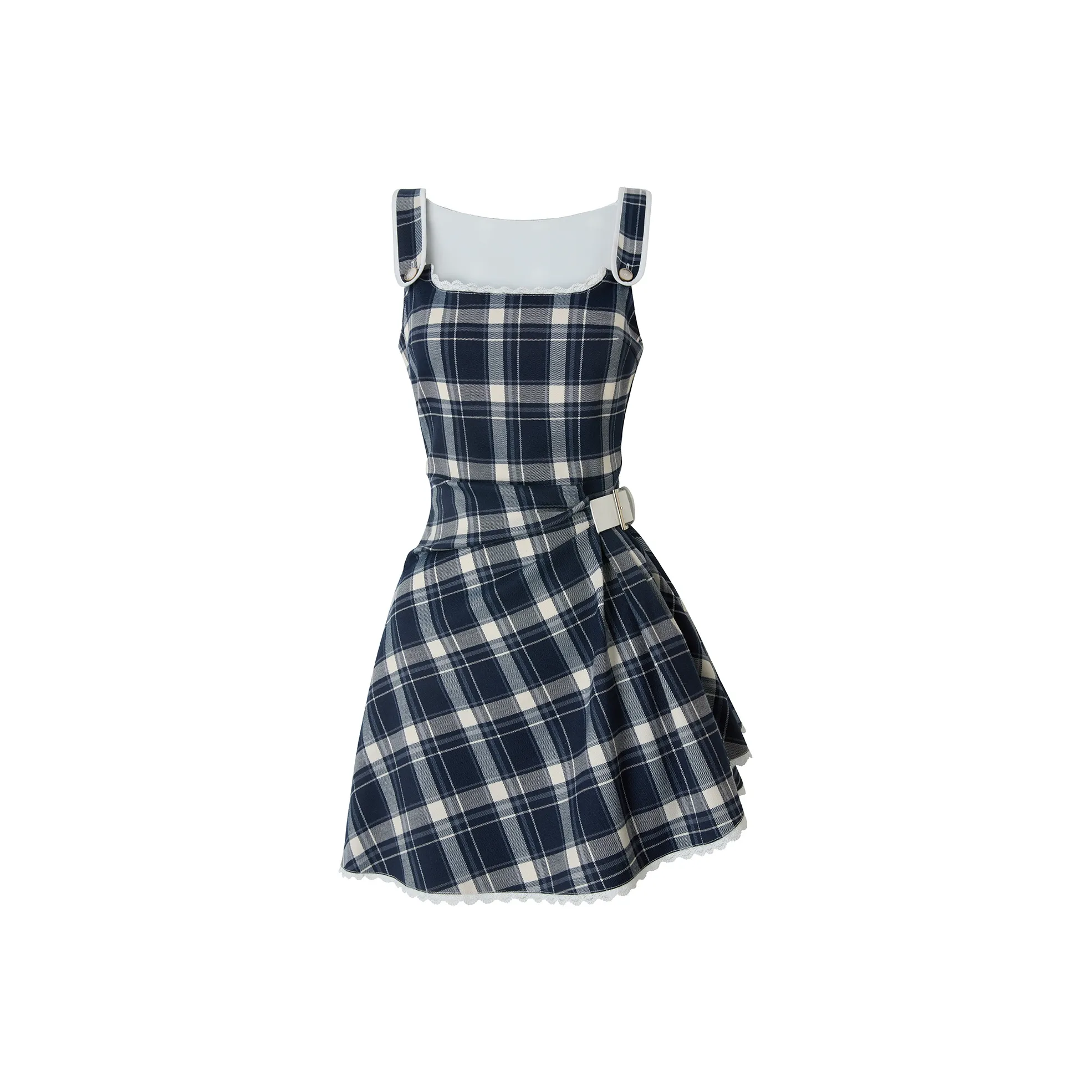 UENA Синий Check В наличии Женские Слиплатья