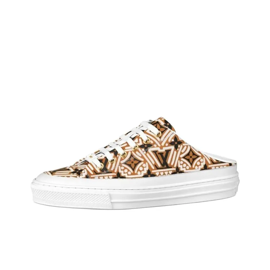 LOUIS VUITTON Lv Crafty Stellar Mules 'Brown Black White' Women's