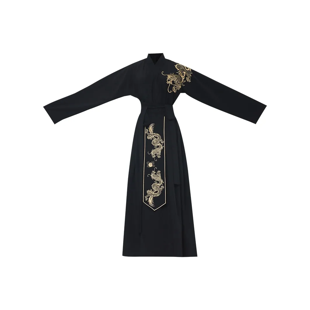 Huan Feather Топ+юбка с ремнем унисекс Ханьфу