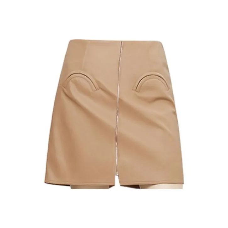 THE SEA LIFE Женские кожаные длинные юбки