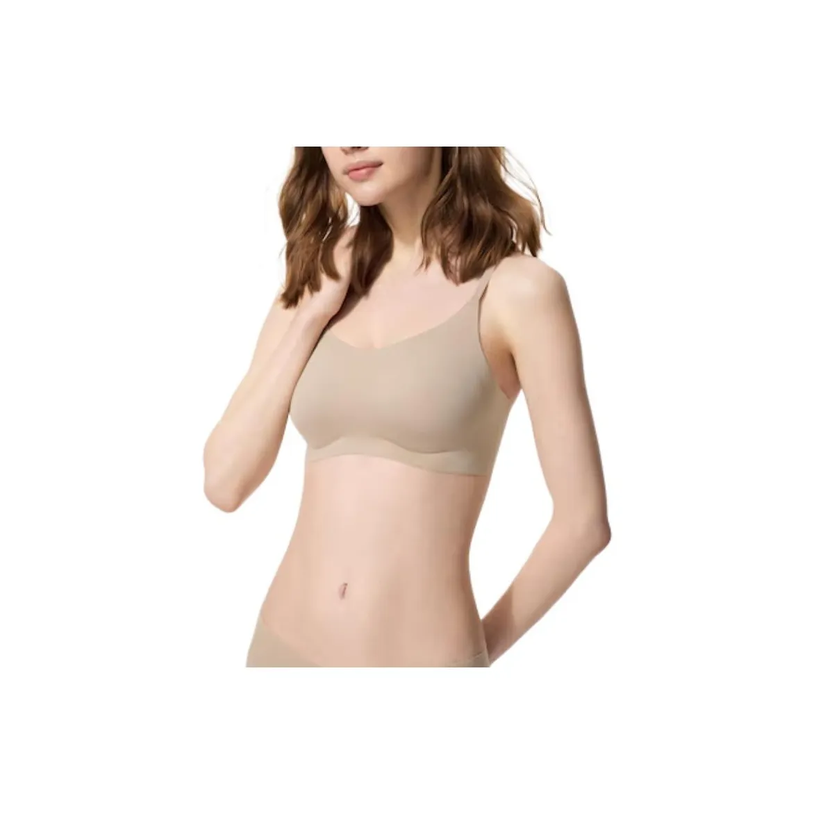 UNIQLO Бежевые Женские Бюстгальтеры