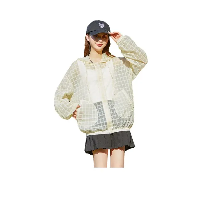 Tonlion Sun Protection Clothing Women's Soft Yellow