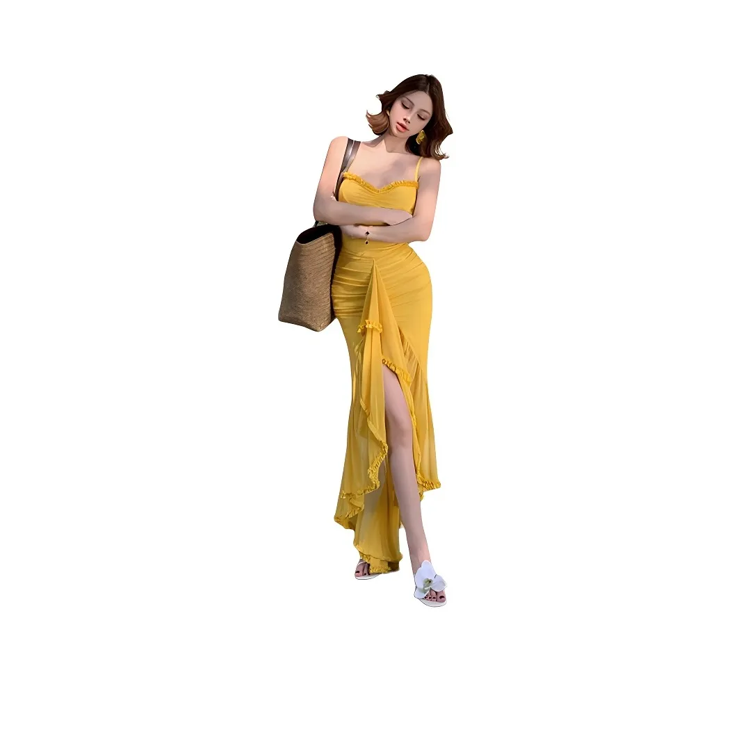 Garbege Evening Dresses Women's Yellow Formalwear