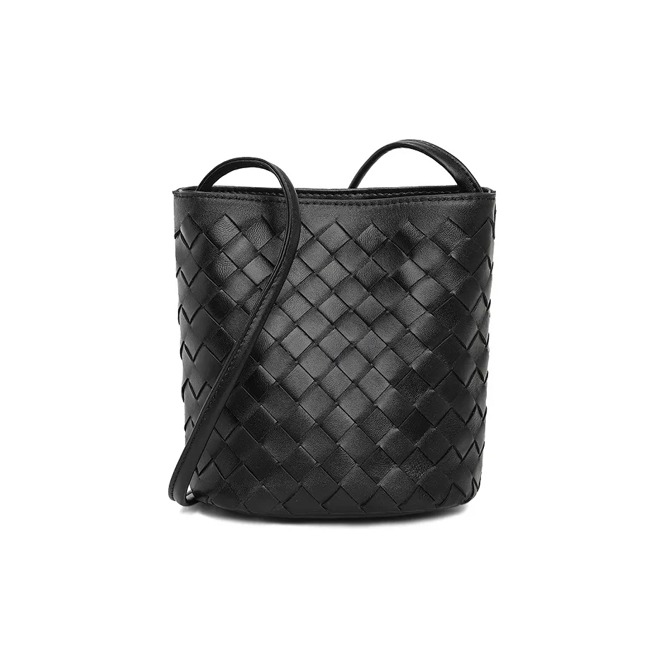 Crtnzo Kroez Чехол для телефона из овчины Сумка через плечо Стандартная Женская Черный