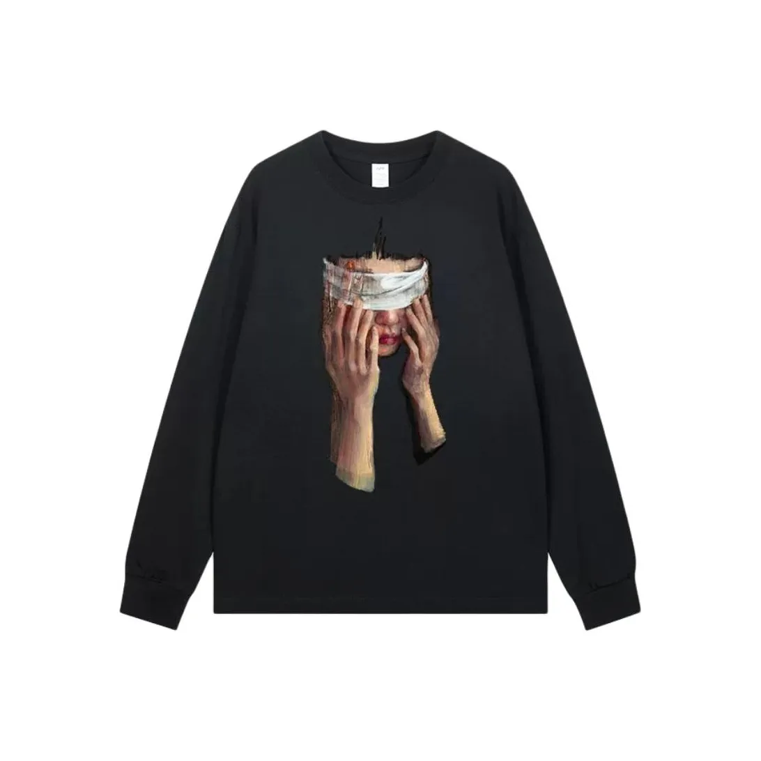 HIPHOPPUNKS Черная мужская футболка с коротким рукавом