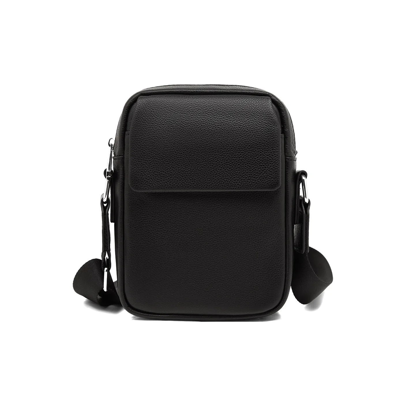 Old Man's Head Сумка через плечо из коровьей кожи мужская черная