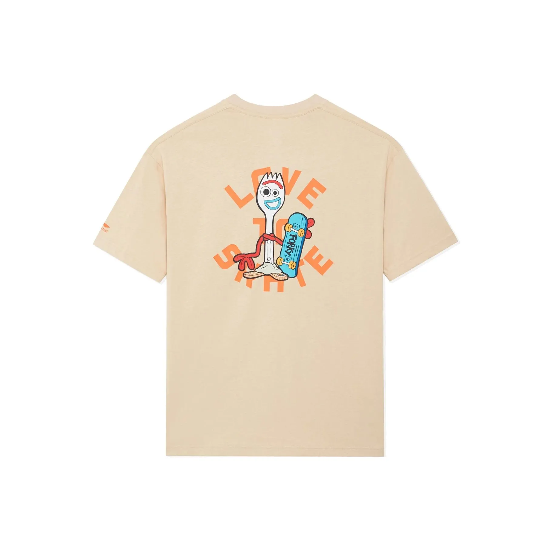 LiNing x Disney T-Shirt Унисекс Молочно-коричневый