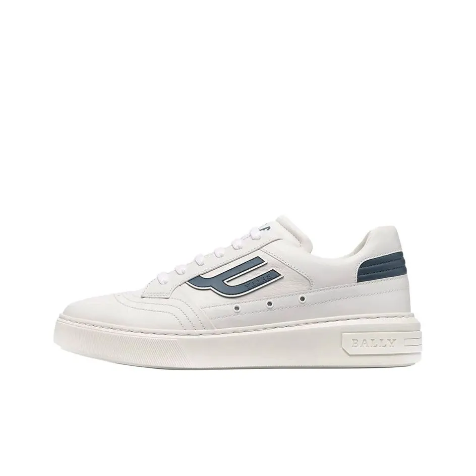 BALLY Embossed-Logo Leather Sneakers