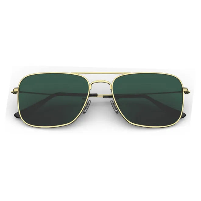 MID Сплав Aviator Солнцезащитные очки Унисекс Золотая оправа