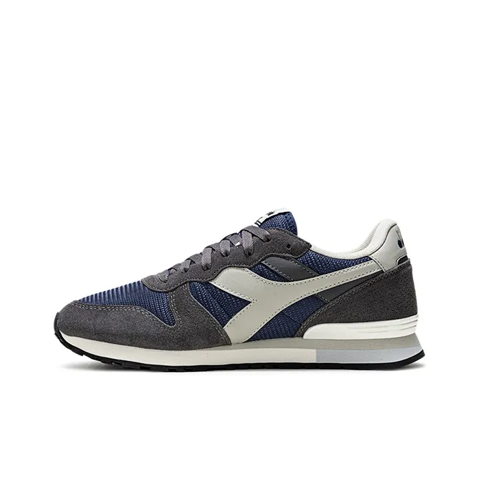 Diadora Camaro Slip-resistant Abrasion-resistant Low Top Casual Unisex Blue Gray Диадора Камаро Противоскользящий Устойчивый к истиранию Низкий Топ Повседневный Унисекс Синий Серый