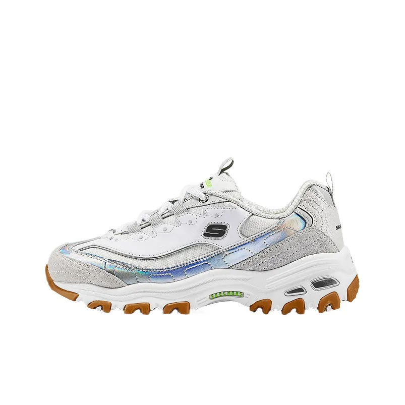 Skechers Sport WOMENS противоскользящие низкие топовые кроссовки с толстой подошвой для женщин