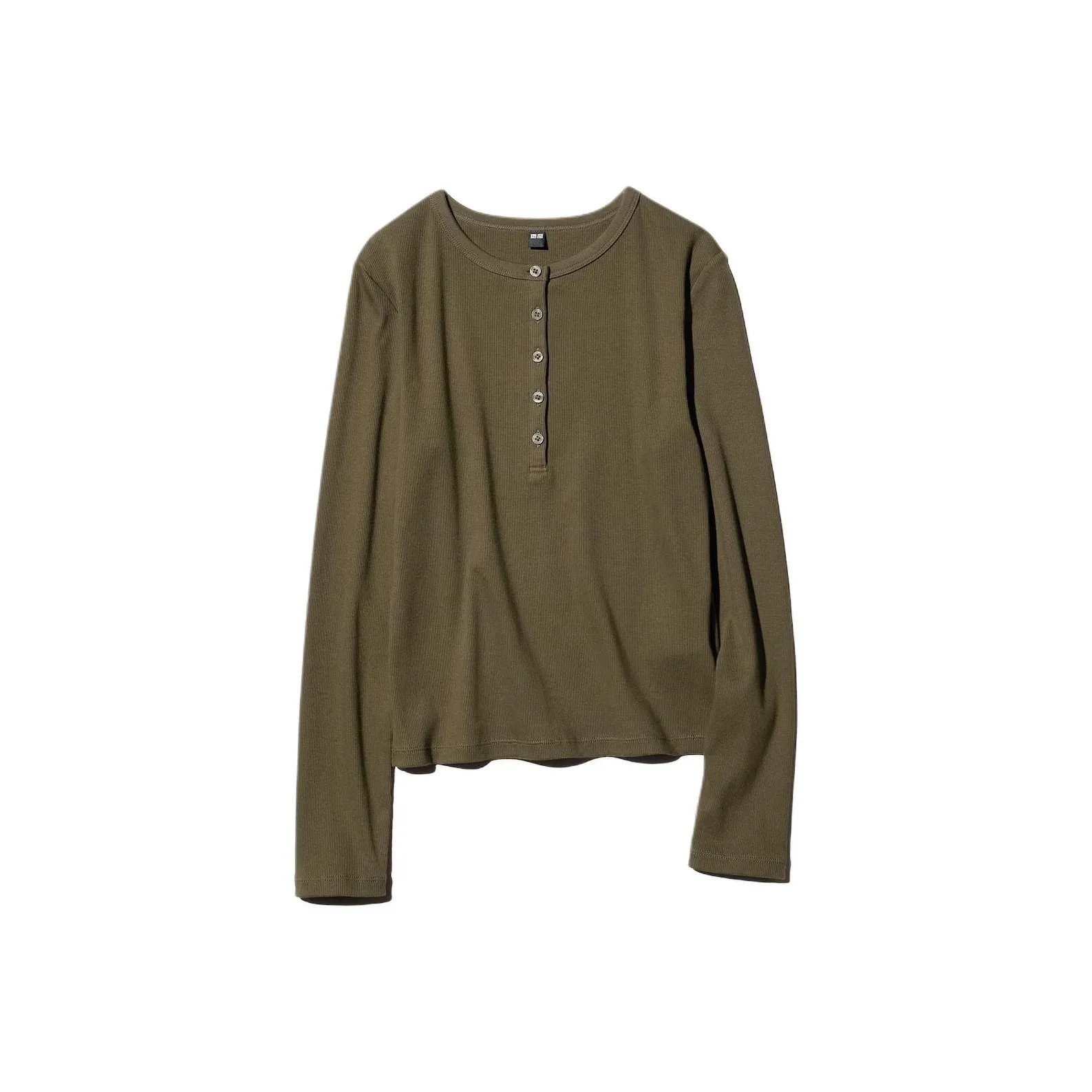 UNIQLO Оливковые Женские Футболки