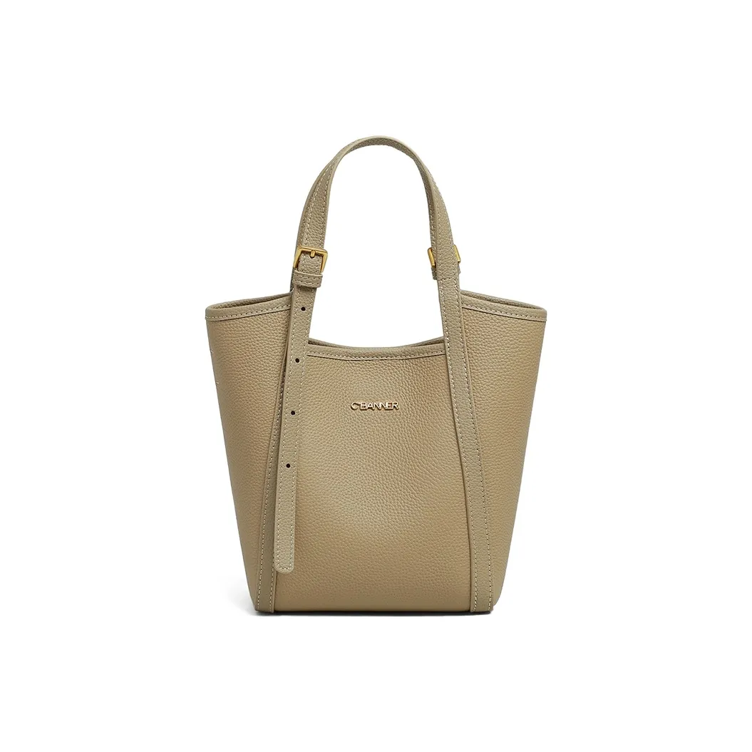 C°BANNER Коровья кожа Корзинка-сумка Сумка на плечо Маленькая Женская Хаки