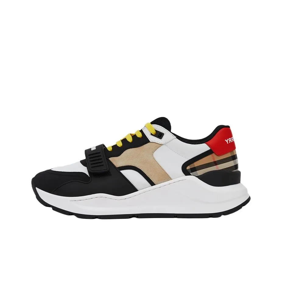 Burberry Panelled Low-Top Sneakers