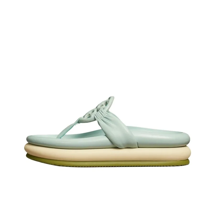 TORY BURCH Miller Шлепанцы Женские Светло-Синий