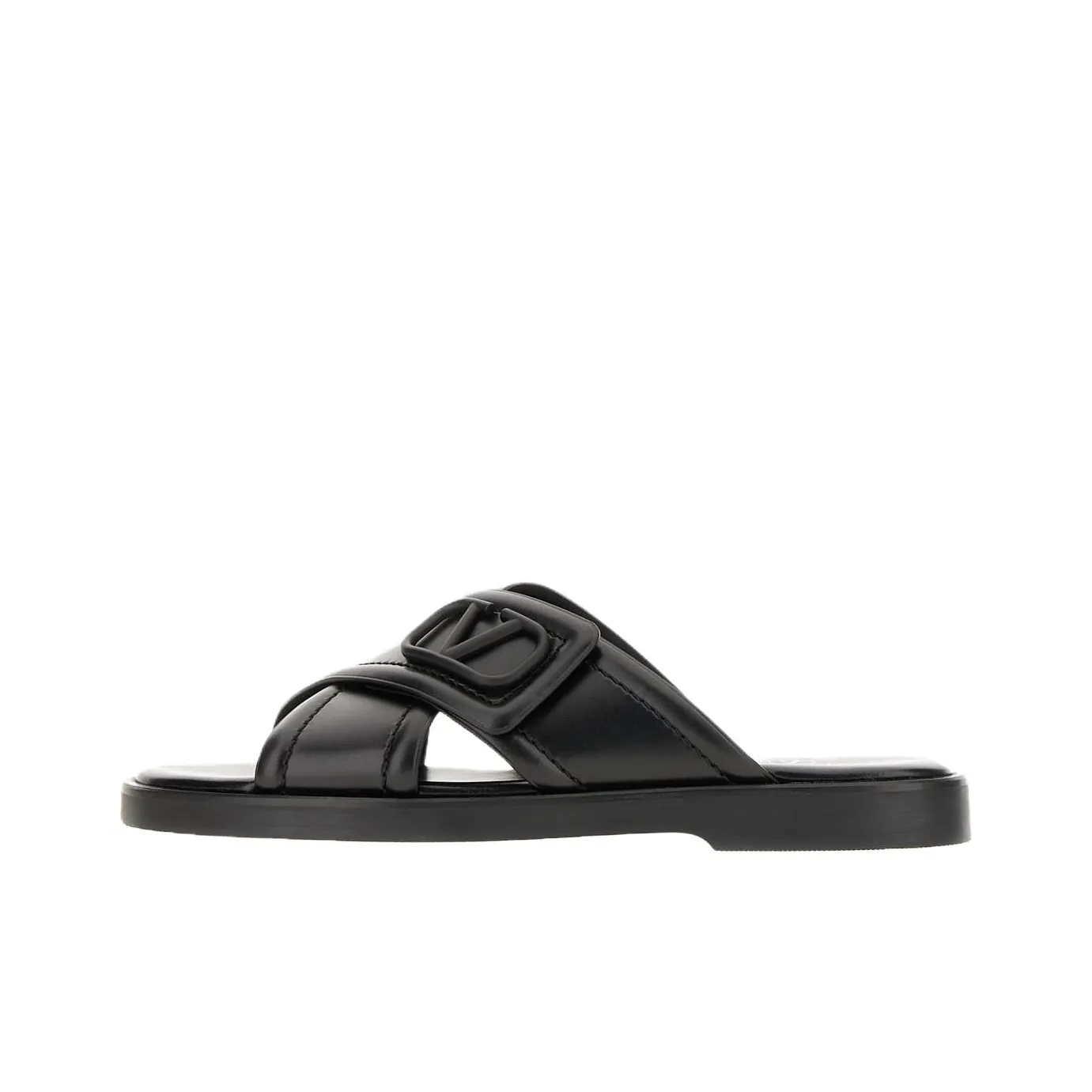 Valentino Vlogo Slide Slippers Men's Black