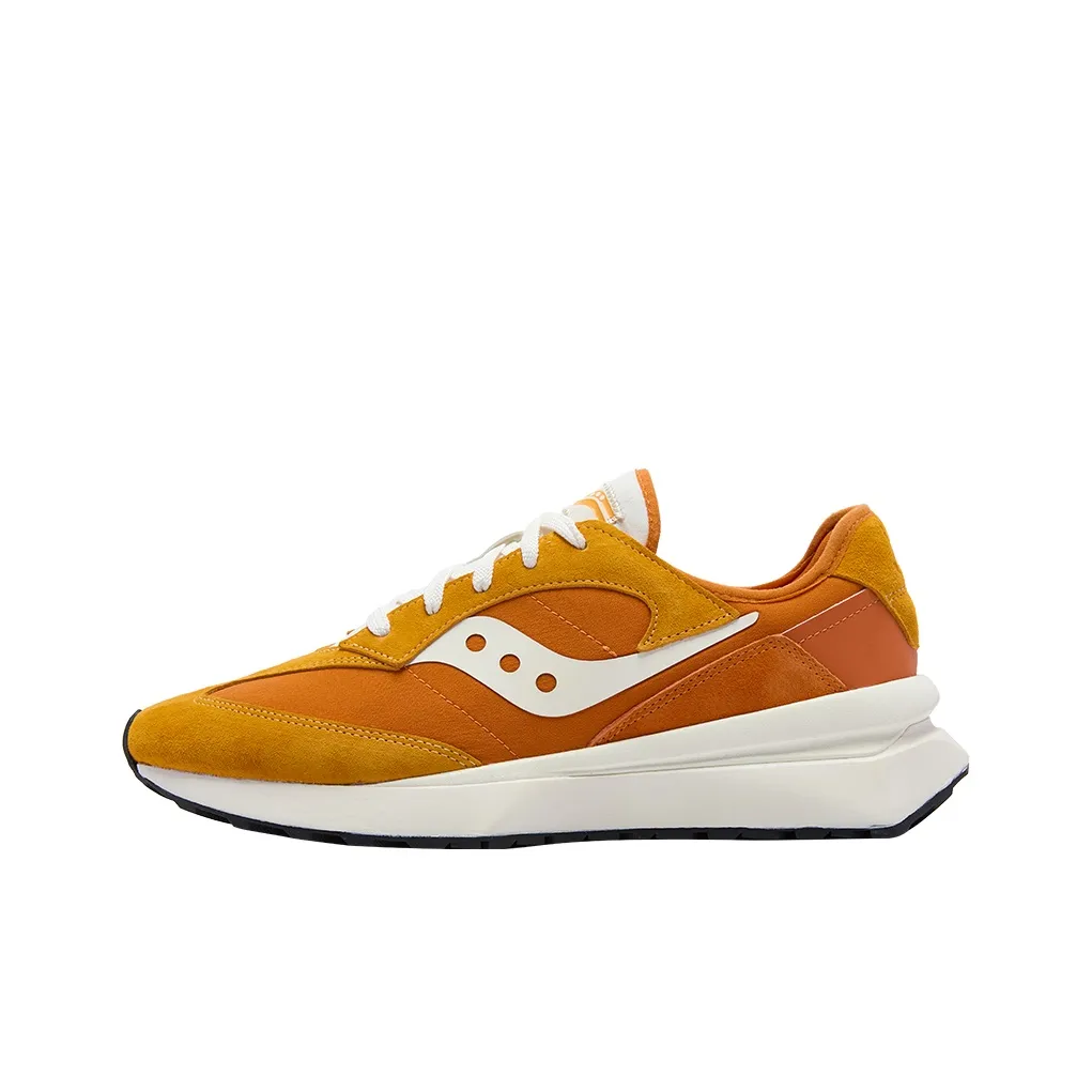 Saucony JAZZ RENEW Jazz Противоскользящий Устойчивый к истиранию Низкий Топ Casual Унисекс Желтый