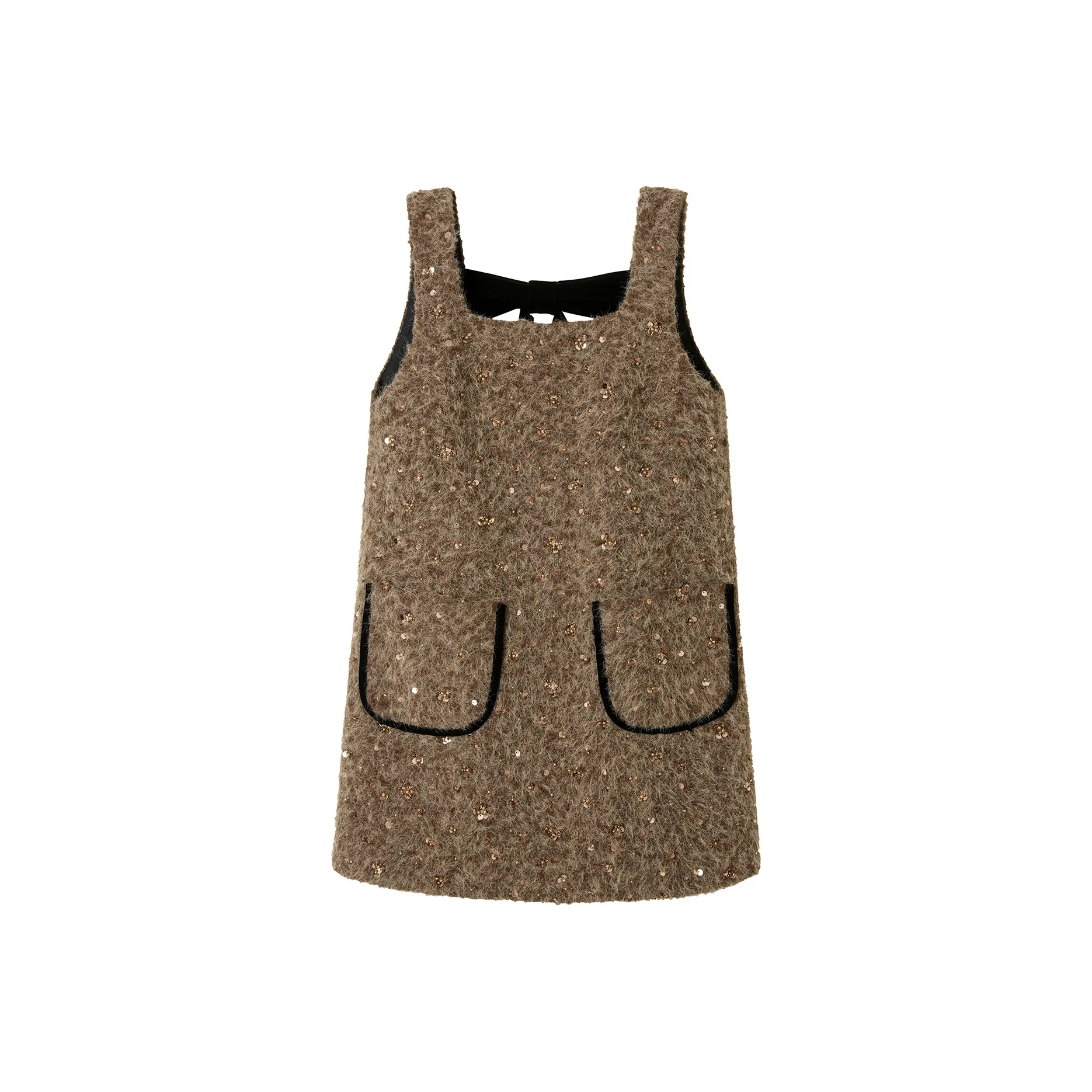 UENA Коричневый Пятно Женские Платья без рукавов