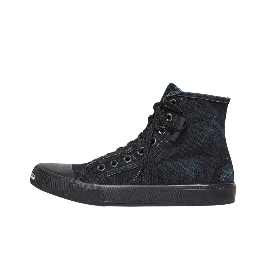 Balenciaga Paris High 'Destroyed - Triple Black'