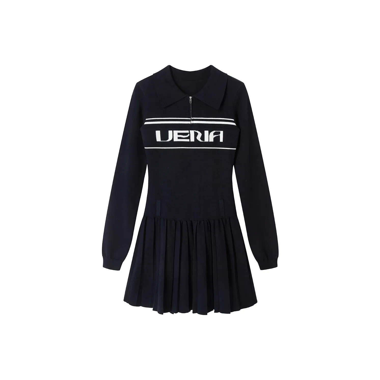 UENA Длинное платье с длинными рукавами женское